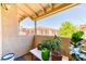 Relaxing outdoor patio with plants and view of surrounding area at 7200 Pirates Cove Rd # 2071, Las Vegas, NV 89145
