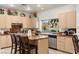 Well-appointed kitchen with granite countertops, stainless steel appliances, and a center island at 8117 Horizon Lake Dr, Las Vegas, NV 89128