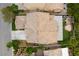 Aerial view of home showing roof, landscaping, yard and patio at 10381 Walking View Ct, Las Vegas, NV 89135