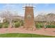 Community entrance to Providence with stacked stone pillars, well-kept landscaping and manicured grass at 10664 Mount Jefferson Ave, Las Vegas, NV 89166