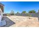 Large backyard ready for landscaping and entertaining at 4012 Mira Ln, Las Vegas, NV 89108