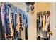 Walk-in closet with organized storage for clothing, shoes, and accessories at 5536 Baccarat Ave # 101, Las Vegas, NV 89122