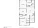 Detailed floor plan showcasing the layout of the bedrooms, bathrooms, and living spaces on the second level at 8107 Skye Sweep St, Las Vegas, NV 89166