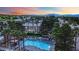 Relax at the community pool with lounge chairs and lush landscaping, perfect for enjoying sunny days at , Henderson, NV 89012