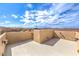 Private rooftop deck perfect for entertaining, with a stucco surround and great views of the Las Vegas skyline at 10085 S Riley St, Las Vegas, NV 89178