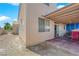 Exterior view of the house with backyard access, offering plenty of space at 6536 Castor Tree Way, Las Vegas, NV 89108