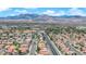Panoramic view of the area showcasing the mountains and city in the distance at 6536 Castor Tree Way, Las Vegas, NV 89108