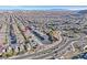 Community aerial view showing orderly streets and desert-style landscaping at 10150 Emerald Sunset Ct, Las Vegas, NV 89148