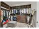 Spacious walk-in closet with custom shelving, hanging racks, and ample storage space at 10150 Emerald Sunset Ct, Las Vegas, NV 89148