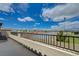 Balcony showcasing panoramic views of the city, park, and beautiful skies at 10172 Fire Skye Ave, Las Vegas, NV 89166