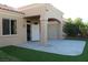 Wide outdoor patio with mature landscaping and room for entertaining at 10732 Cedar Creek Ave, Las Vegas, NV 89134