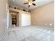 The bedroom features neutral colors and has a large closet with white doors at 11025 Hawk Valley Ave, Las Vegas, NV 89134