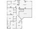 Detailed floor plan showcasing the layout of the bedrooms, bathrooms, and living spaces at 112 Kava Kava St, Henderson, NV 89015