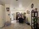 Spacious dining area featuring a dining table set, china cabinet, and neutral-toned walls at 1821 Windy Gap St, Las Vegas, NV 89106