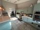 Modern kitchen with ample cabinets, quartz countertops, and stainless steel appliances at 1901 Rolling Dunes Ct, Las Vegas, NV 89117