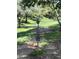 Community park showcasing a disc golf basket amidst a serene green landscape at 1901 Rolling Dunes Ct, Las Vegas, NV 89117