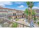 Well-maintained complex with common area, two-story units, mature landscaping, and sidewalks at 2080 Karen Ave # 1, Las Vegas, NV 89169