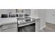 Close-up of the kitchen stove, featuring stainless steel and modern design at 2080 Karen Ave # 1, Las Vegas, NV 89169