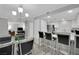 Open concept kitchen and dining area with access to the living room at 2080 Karen Ave # 1, Las Vegas, NV 89169