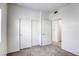 This bedroom features double closets for storage and an open doorway for easy access to the home at 2117 Echo Bay St # 102, Las Vegas, NV 89128