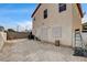 Spacious backyard with privacy wall, potential for customization and landscaping at 2130 Trebbiano Way, Las Vegas, NV 89156