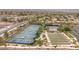 Beautiful aerial view of tennis courts in a well-maintained community with lush landscaping at 2571 Thatcher Ave, Henderson, NV 89052