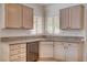 Kitchen close-up highlighting the granite countertops and light wood cabinetry at 2621 Ground Robin Dr, North Las Vegas, NV 89084