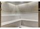 Tiled steam room with multiple tiers of seating, perfect for relaxation and wellness at 2700 Las Vegas Blvd # 2303, Las Vegas, NV 89109