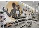 Gym featuring weightlifting equipment and an inspirational mural at 2700 Las Vegas Blvd # 2809, Las Vegas, NV 89109