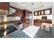 Stylish condo kitchen with modern appliances and sleek countertops at 2700 Las Vegas Blvd # 2809, Las Vegas, NV 89109