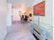 Bright living area with stylish decor, featuring a modern mirrored console table at 2700 Las Vegas Blvd # 2809, Las Vegas, NV 89109