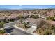 Beautiful aerial view of a home in a well-maintained residential neighborhood at 2862 Sapphire Desert Dr, Henderson, NV 89052