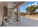 Inviting covered back patio, perfect for outdoor dining and relaxation at 2862 Sapphire Desert Dr, Henderson, NV 89052