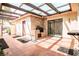 Charming patio area featuring a built-in grill, perfect for outdoor entertaining and relaxation at 3140 Pradera Cir, Las Vegas, NV 89121