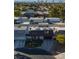 Aerial view of residential home in a mature neighborhood, with tree-lined streets at 3719 Centennial Cir, Las Vegas, NV 89121