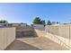Outdoor patio space with railing, offering a private area at 3719 Centennial Cir, Las Vegas, NV 89121