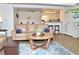Open-concept living room and kitchen, great for entertaining, with eat-in bar seating at 3740 Desert Marina Dr # 11, Laughlin, NV 89029