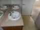 Bathroom boasts double sinks and a spacious countertop for comfortable and efficient use at 3890 Terrazzo Ave, Las Vegas, NV 89115