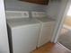 Laundry room area featuring white washer and dryer appliances at 3890 Terrazzo Ave, Las Vegas, NV 89115