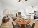 Open floor plan featuring a combined dining area, kitchen, and living room at 5241 Caspian Springs Dr # 103, Las Vegas, NV 89120