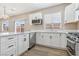 Stylish kitchen featuring stainless steel appliances and granite countertops at 5286 Monterey Park Cir, Las Vegas, NV 89146