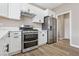 Kitchen with stainless steel double oven and plenty of counter space at 5286 Monterey Park Cir, Las Vegas, NV 89146