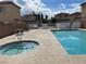Community pool and spa offer a great spot for relaxation and recreation in a well-maintained common area at 5286 Monterey Park Cir, Las Vegas, NV 89146