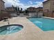 Community pool and spa offer a great spot for relaxation and recreation in a well-maintained common area at 5286 Monterey Park Cir, Las Vegas, NV 89146