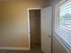 A bedroom with a closet at 5424 Del Rey Ave, Las Vegas, NV 89146