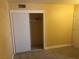 Bedroom with closet and door at 5424 Del Rey Ave, Las Vegas, NV 89146