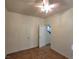 Bedroom with neutral paint and a whimsical pink ceiling fan at 5445 Indian Cedar Dr, Las Vegas, NV 89135