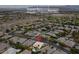 Aerial view of property at 616 Canyon Brook Place, Las Vegas, Nevada, in a community with city views at 616 Canyon Brook Pl, Las Vegas, NV 89145