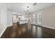Open living room that flows into the kitchen, providing ample space at 616 Canyon Brook Pl, Las Vegas, NV 89145