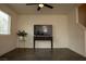 Spacious living room featuring modern furniture, neutral paint, and bright light at 6824 Satin Silver Ct, North Las Vegas, NV 89086